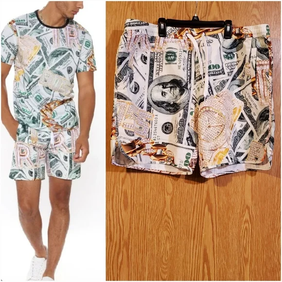 Fashion Nova get that money volley trunks - Picture 1 of 9